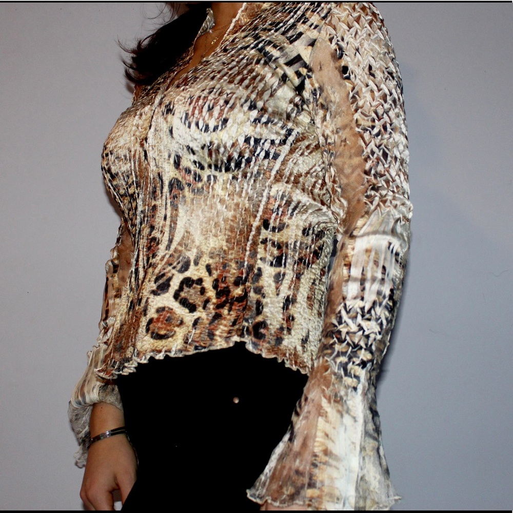 Vintage Komarov Metallic Blouse
